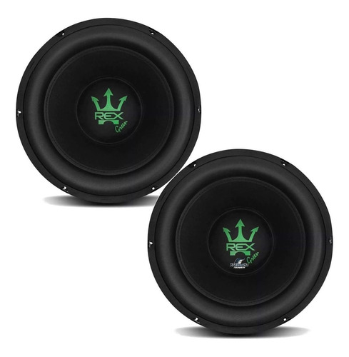 Combo 02 Subwoofer Magnum Rex Green 10 Pol 400w Rms Grave