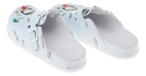1 Par De Zapatos De Enfermera De Enfermería Estampados Para