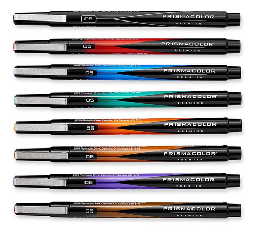 8 Marcadores De Ilustracion Trazo Fino Prismacolor Premier