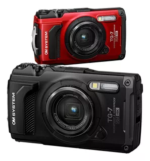 Câmera Digital Olympus Om System Tg-7 4k 12mp Á Prova D'água Cor Preto (preto)