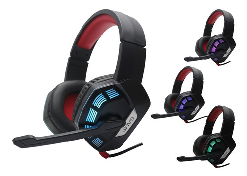 Auricular Gamer Con Microfono Usb Stereo  Pc Luces Led M1