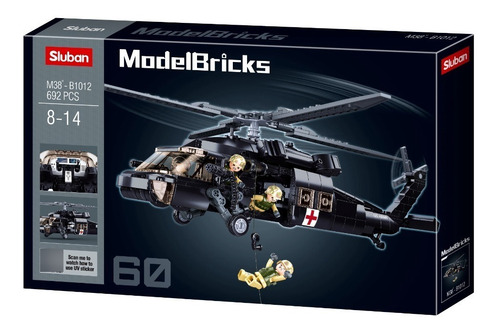 Set Helicoptero Blackhawk & Ah-1z Viper, Compatible Lego
