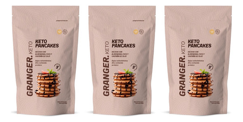 Granger X3 Pancake Keto Vainilla Proteína Suplemento 400gr