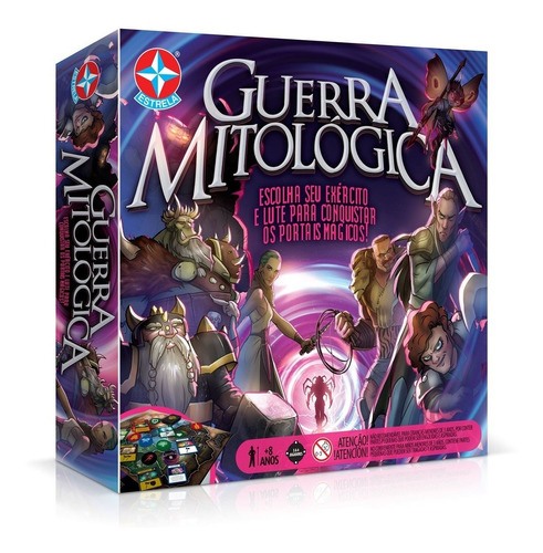 Jogo De Tabuleiro De Estrategia Guerra Mitologica Da Estrela