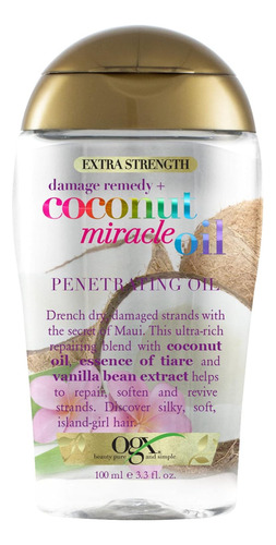 Aceite De Coco Ogx Reparador De Daño 100ml