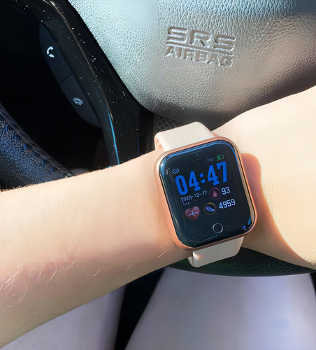 Smartwatch Relógio Inteligente D20 / Y68 Android Ios Rosa Cor da caixa Rosa