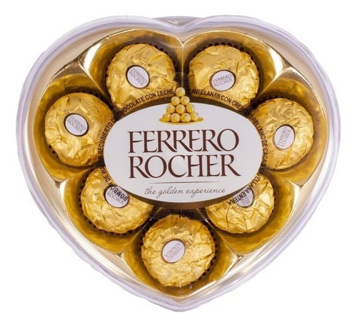 Bombón Ferrero Rocher Corazón 8 Unid 100g Dia De La Madre