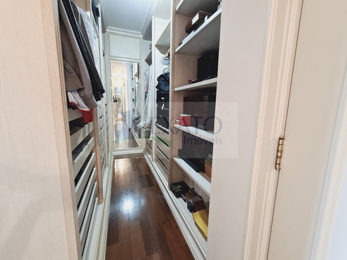 Imagem 12 de 15 de Maravilhoso Apartamento No Campo Belo Com 260m², 4 Suítes, 4 Vagas Mais Depósito E Lazer. - Em28042
