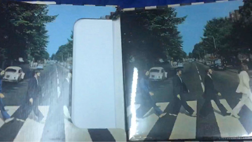 Beatles Abbey Road Box Remera Póster Y Disco Vinilo