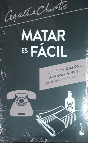 Matar Es Fácil Agatha Christie Booket Nuevo  *