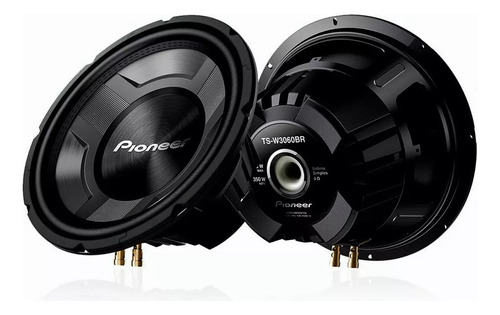 Kit Par Subwoofer Pioneer Ts-w3060br 12 Pol 4 Ohms 350w Rms