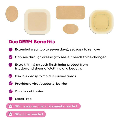 Convatec Duoderm Control Gel Formula 4x4 Aderezo Adhesivo Y