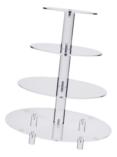 A Mesa Con Soporte For Tartas Transparente Con Forma De
