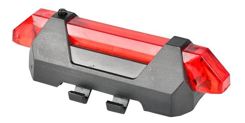 Imagen 2 de 8 de Juego Luz Recargable Led Usb Bicicleta Trasera Delantera