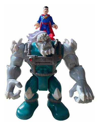 Dc Super Friends Superman Y Doomsday Imaginext