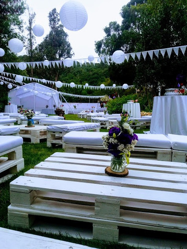 Arriendo Mobiliario Lounge, De Palets Y Ambientación Eventos