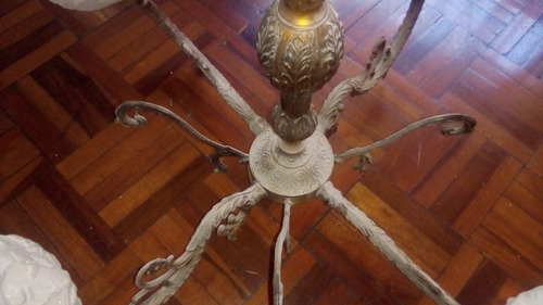 Lampara Antigua De Bronce (Usado)