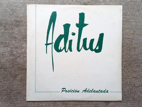 Disco Lp Aditus - Posición Adelantada (1983) R10