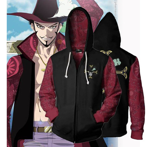 Sudaderas Con Capucha Piece Mihawk Anime 3d One Dracule