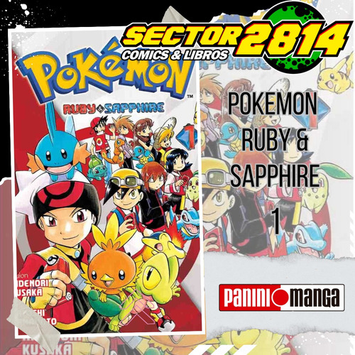 Pokemon Ruby & Sapphire 01 Panini Manga