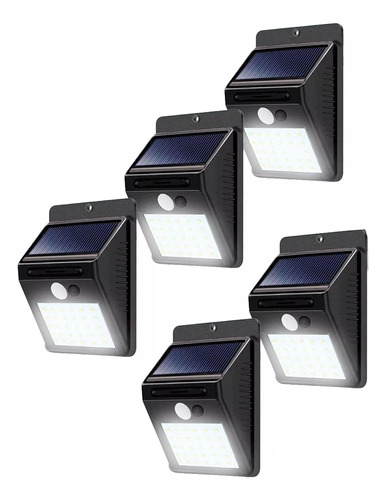 10pz Lampara Led Solar Reflector Exterior Jardin Sensor Luz