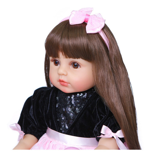 Imagen 3 de 7 de Decdeal - Muñeca De Silicona Para Bebé (55,8 Cm)