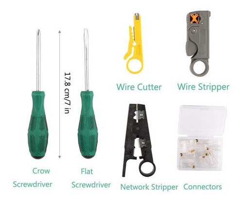 Kit De Herramientas De Red Professional- Computadora Neta Ma