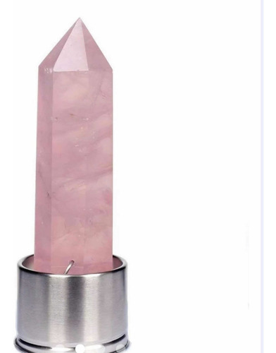 Cuarzo Natural Rosa Repuesto Para Botella Con Rosca