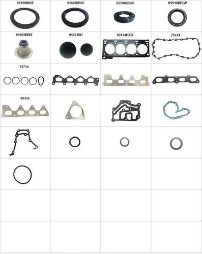 Empaquetadura Motor Completa (fibra) Renault Duster / Megane