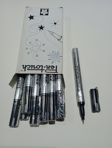 Sakura Pen Touch Marcador Al Aceite Extra Fino Plata X 1 