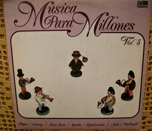 Musica Para Millones Vol. 5 - Lp De Vinilo Promo