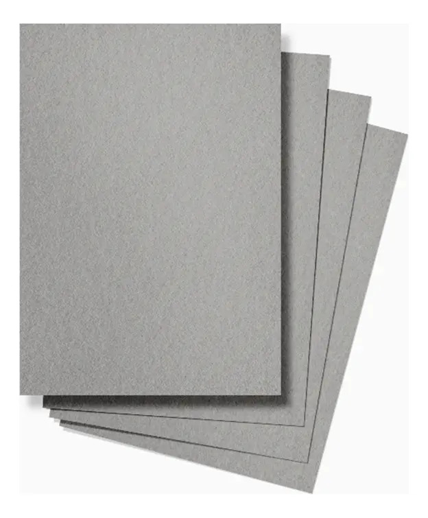 Papelão Paraná Holler Cinza Power Film 75 Placas Artesanato 15,5x21,5cm 1,9mm A5+