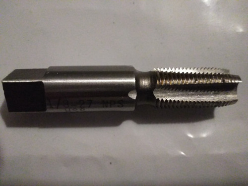 Machuelo Cuerda Npt De 1/8-27 Para Tubo Hss Marca Nps