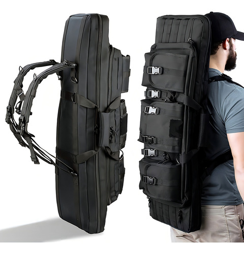 Mochila de supervivencia Avb Gn-9013 36-d Tactical Cargo Trail, color negro