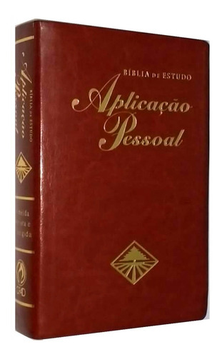 Bíblia De Estudo Aplicação Pessoal Grande - Vinho