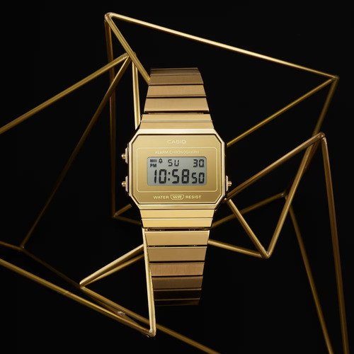 Reloj Casio A700wevg-9avt Vintage-dorado Dorado Dorado Dorado