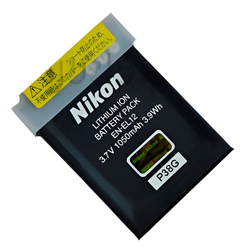 Batería De Li-ion Original Genuino De Nikon En-el12 Para Coo