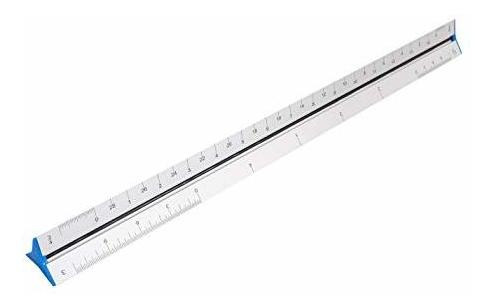 80014 Triangular Architect Scale Ruler Aluminum With