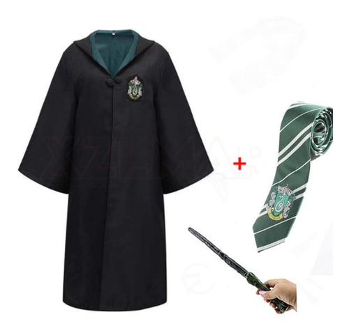 Disfraz Capa Niños Harry Potter 4 Casas Slytherin Ravenclaw