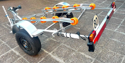 Trailer Moto De Agua Con Rodillos - Homologable- Spark