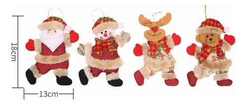 Para 8 Piezas De Adornos Navideños, Para Colgar En Un Árbol