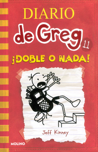 Doble o nada: Diario de Greg 11, de Jeff Kinney. Serie 6287514478, vol. 1. Editorial Penguin Random House, edición 2021 en español