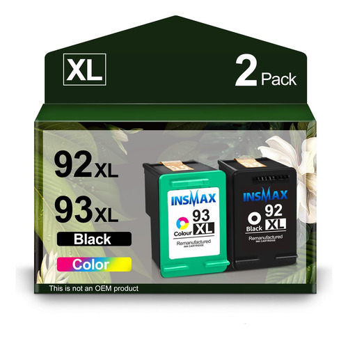 92xl 93xl Reemplación De Carchos De Tinta Para Hp 92 Y 93 La