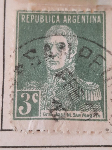 Estampilla Argentina San Martín 13400   (a3)
