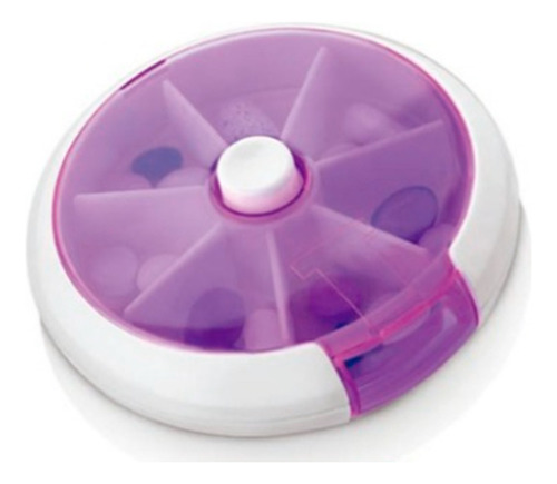 Stanhome Pastillero Retractil Color Morado Blanco