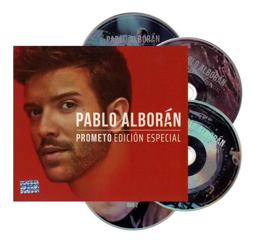 Pablo Alboran Prometo Edicion Especial 2 Discos Cd + 2 Dvd