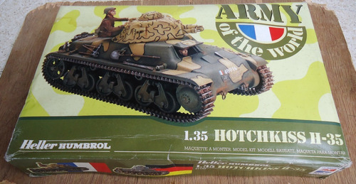 Hotchkiss H-35 Escala 1/35 Marca Heller No Tamiya Italeri