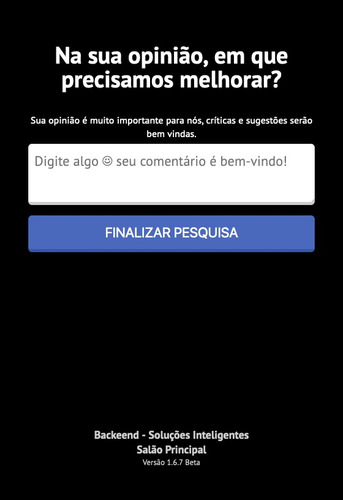 Sistema Para Pesquisa De Satisfação