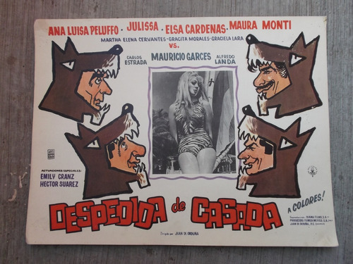 Antiguo Lobby Card Mauricio Garces En Despedida De Casada #3