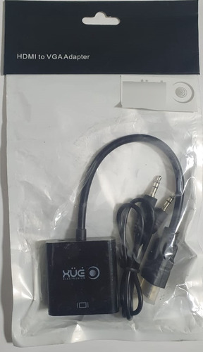 Cable Convertidor Hdmi A Vga Con Audio 3.5 Stereo